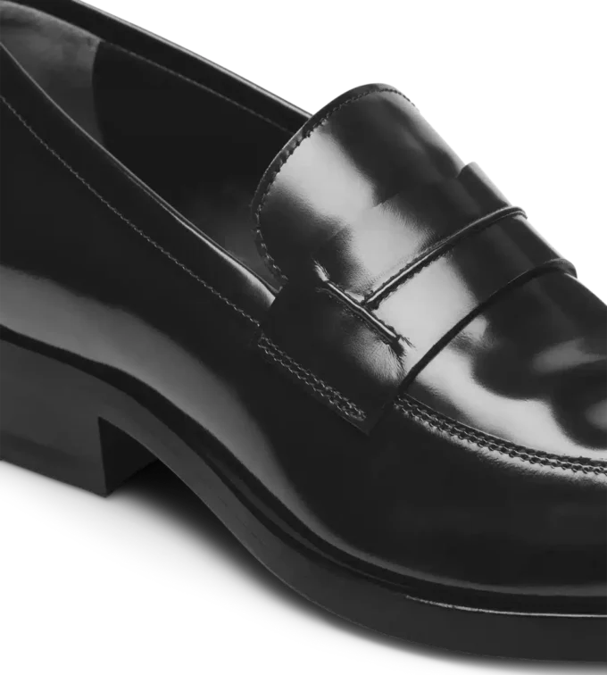 Mocassins Eva en cuir brossé Mocassins Eva en cuir brossé
