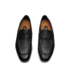 Mocassins Gigi en cuir souple avec bande torsadée