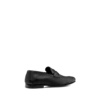 Mocassins Gigi en cuir souple avec bande torsadée