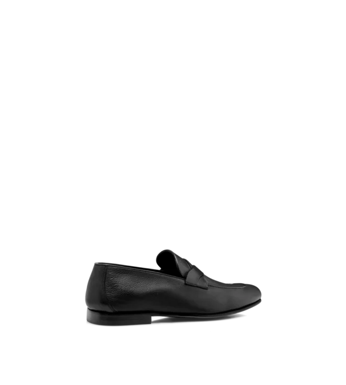 Mocassins Gigi en cuir souple avec bande torsadée