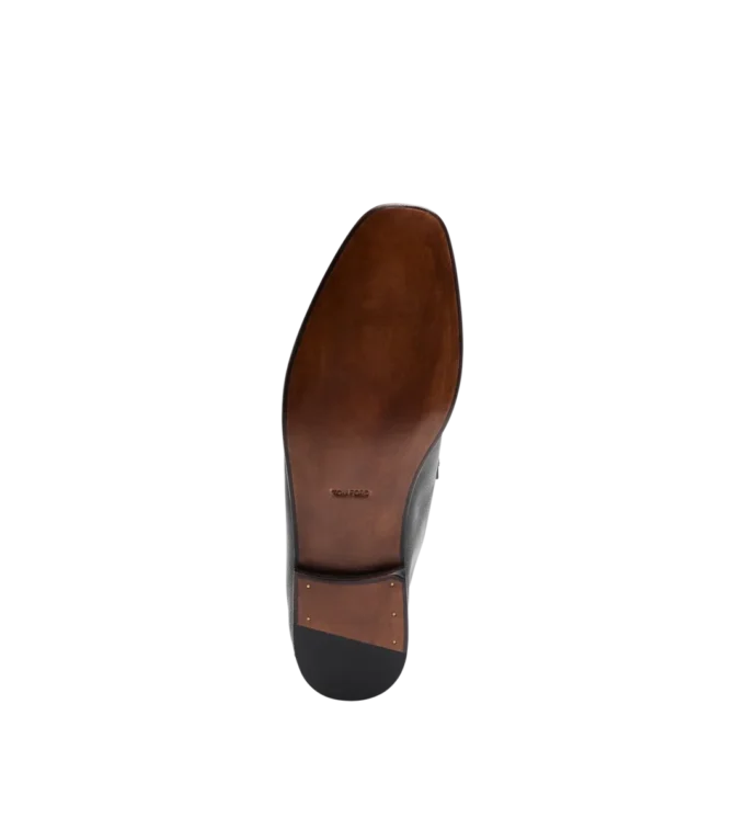 Mocassins Gigi en cuir souple avec bande torsadée