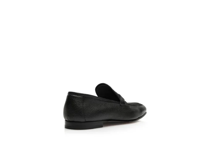 Mocassins Sean Twisted Band en cuir grainé
