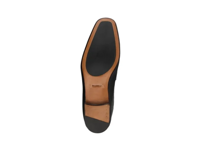 Mocassins Sean Twisted Band en cuir grainé