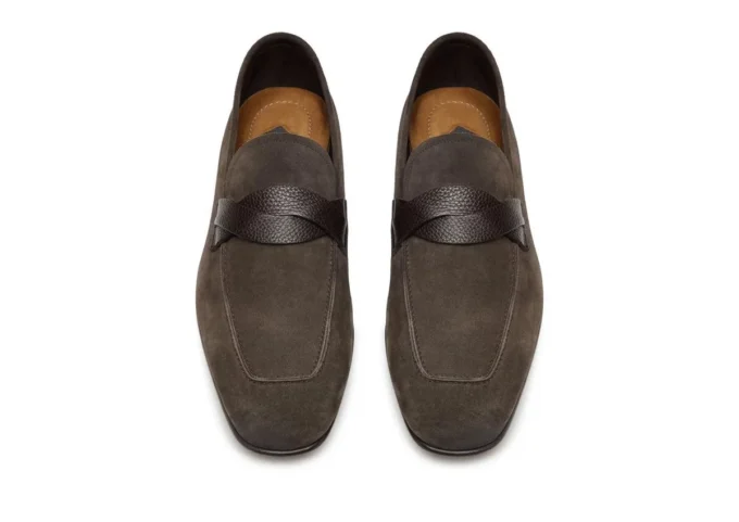 Mocassins Sean Twisted Band en daim