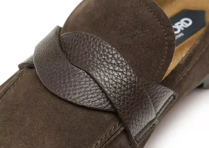 Mocassins Sean Twisted Band en daim