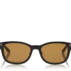 Monture optique carrée souple avec clip magnétique