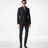 Veste Atticus en mikado teint dans la masse