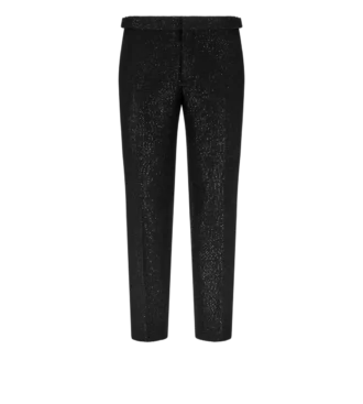 Pantalon bouclé léger à paillettes