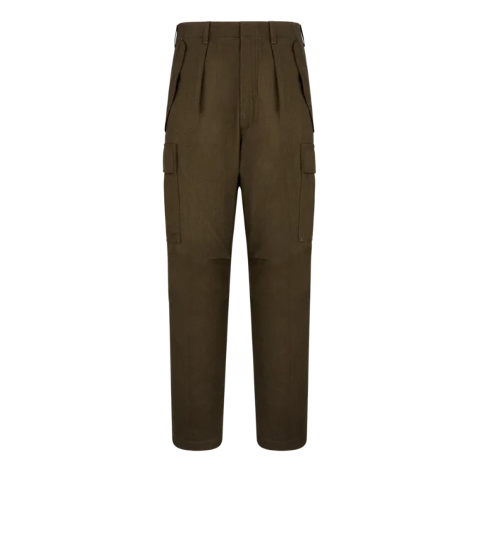 Pantalon cargo en laine, cachemire et soie Pantalon cargo en laine, cachemire et soie