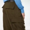 Pantalon cargo en laine, cachemire et soie Pantalon cargo en laine, cachemire et soie