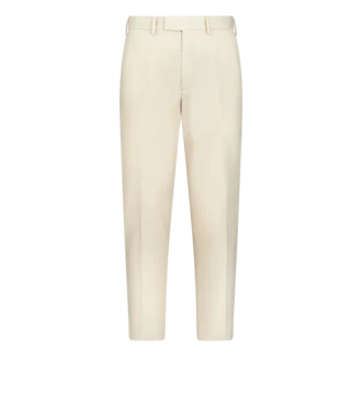 Pantalon chino en coton brossé