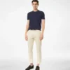 Pantalon chino en coton brossé Pantalon chino en coton brossé