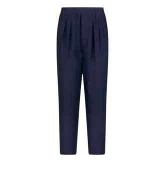 Pantalon de détente léger en lyocell à plis
