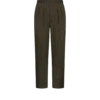 Pantalon de détente plissé en coton et soie à rayures Bengal Pantalon de détente plissé en coton et soie à rayures Bengal
