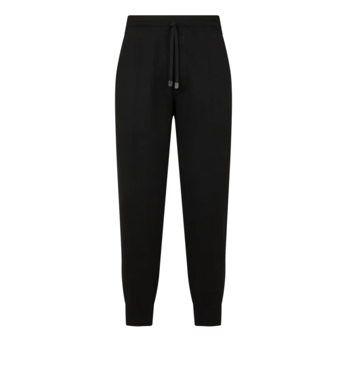 Pantalon de jogging double face en viscose