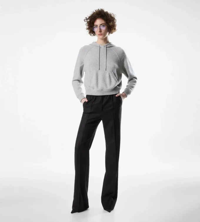 Pantalon de jogging en cachemire ajusté