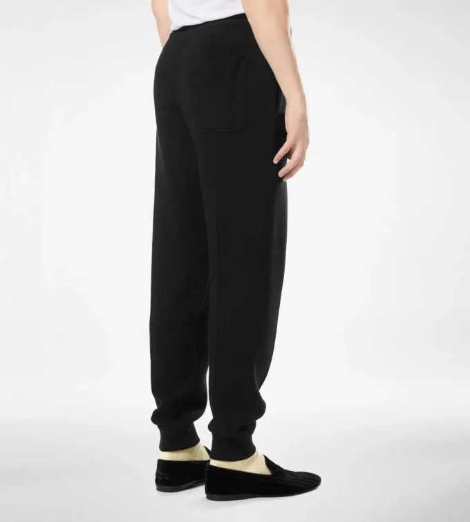 Pantalon de jogging en laine double face