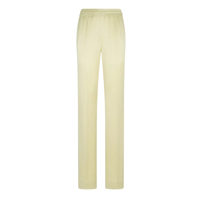 Pantalon de jogging en satin de soie double