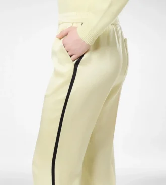 Pantalon de jogging en satin de soie double