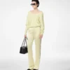 Pantalon de jogging en satin de soie double