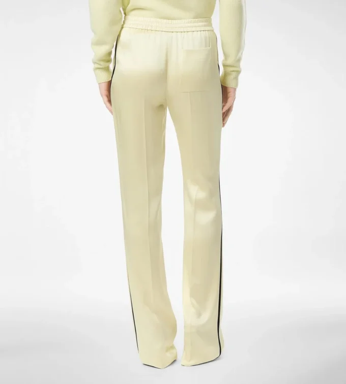 Pantalon de jogging en satin de soie double