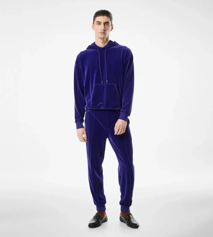 Pantalon de jogging en velours