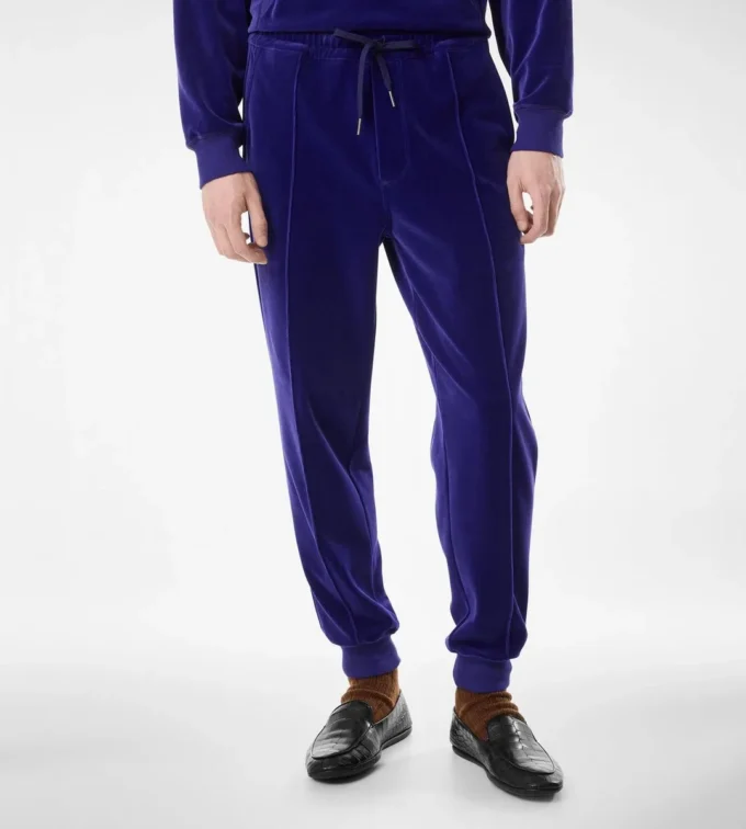 Pantalon de jogging en velours