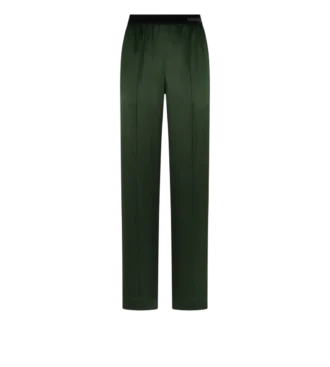Pantalon de pyjama en satin de soie extensible