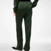 Pantalon de pyjama en satin de soie extensible