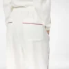 Pantalon de pyjama en twill de soie avec passepoil Pantalon de pyjama en twill de soie avec passepoil