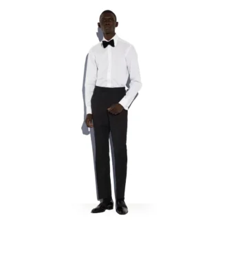 Pantalon de soirée O&rsquo;Connor en mohair noir
