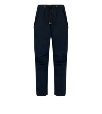 Pantalon de sport cargo en sergé enzymatique Pantalon de sport cargo en sergé enzymatique