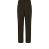 Pantalon à double pli en laine, cachemire et soie Pantalon à double pli en laine, cachemire et soie
