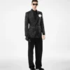 Veste Duchesse à pois jacquard Veste Duchesse à pois jacquard