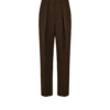 Pantalon à double pli en twill cassé Pantalon à double pli en twill cassé