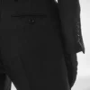 Pantalon droit ajusté à chevrons
