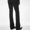 Pantalon droit ajusté à chevrons