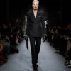 Veste croisée à chevrons Veste croisée à chevrons