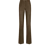 Pantalon droit ajusté en jacquard croco Pantalon droit ajusté en jacquard croco