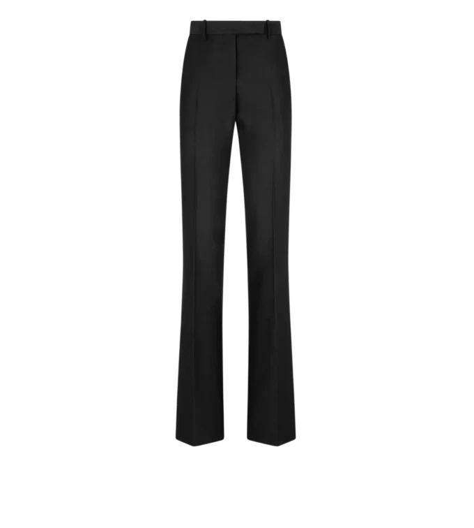 Pantalon droit ajusté en laine et soie Radzmir Pantalon droit ajusté en laine et soie Radzmir