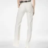 Pantalon droit ajusté en laine et soie à rayures ombrées Pantalon droit ajusté en laine et soie à rayures ombrées