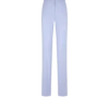 Pantalon droit ajusté en laine légère double face Pantalon droit ajusté en laine légère double face
