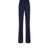 Pantalon droit ajusté en laine vierge à rayures ton sur ton Pantalon droit ajusté en laine vierge à rayures ton sur ton