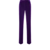 Pantalon droit ajusté en velours de coton Pantalon droit ajusté en velours de coton
