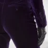 Pantalon droit ajusté en velours de coton Pantalon droit ajusté en velours de coton