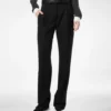 Pantalon droit à pinces décontracté Sharp Grain De Poudre Pantalon droit à pinces décontracté Sharp Grain De Poudre