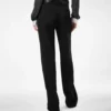 Pantalon droit à pinces décontracté Sharp Grain De Poudre Pantalon droit à pinces décontracté Sharp Grain De Poudre