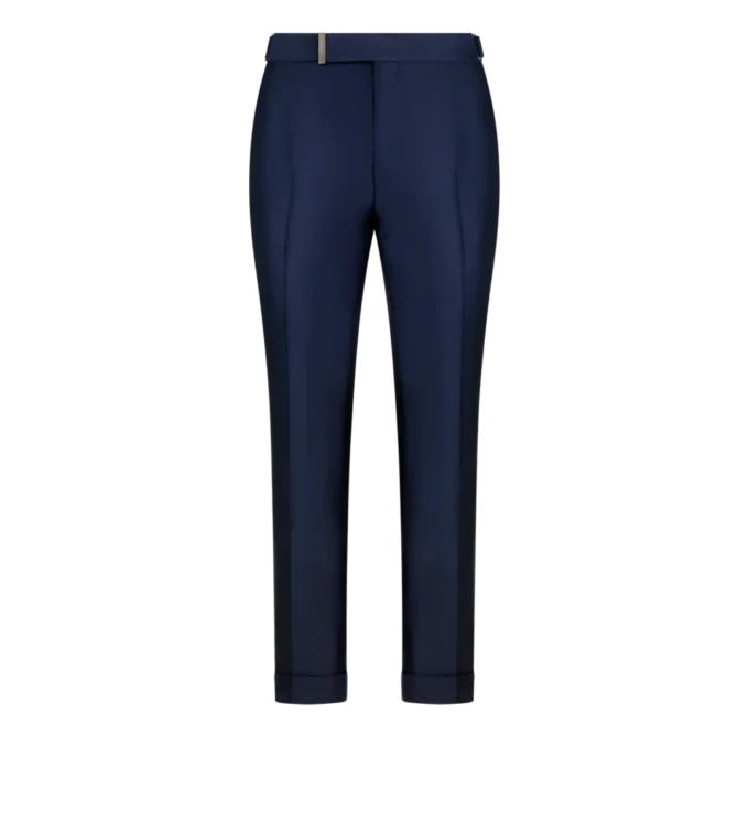 Pantalon Dyllan en twill de soie et mohair Pantalon Dyllan en twill de soie et mohair