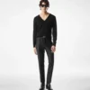 Pantalon Dyllan en twill de soie et mohair