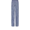 Pantalon en georgette de soie brodé de paillettes Pantalon en georgette de soie brodé de paillettes